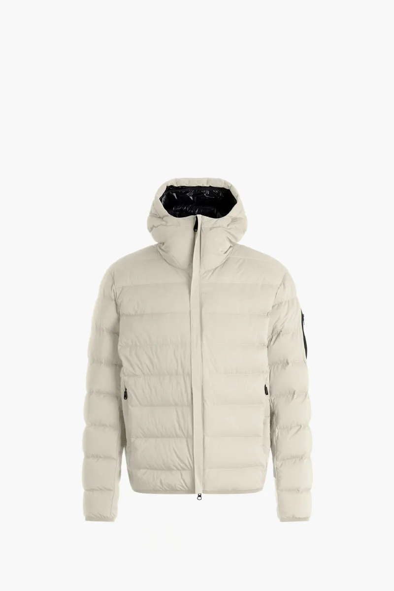 HUGO BOSS Men Boss Ow_Riplite JT HD Jacket in Beige with Hoodie 0