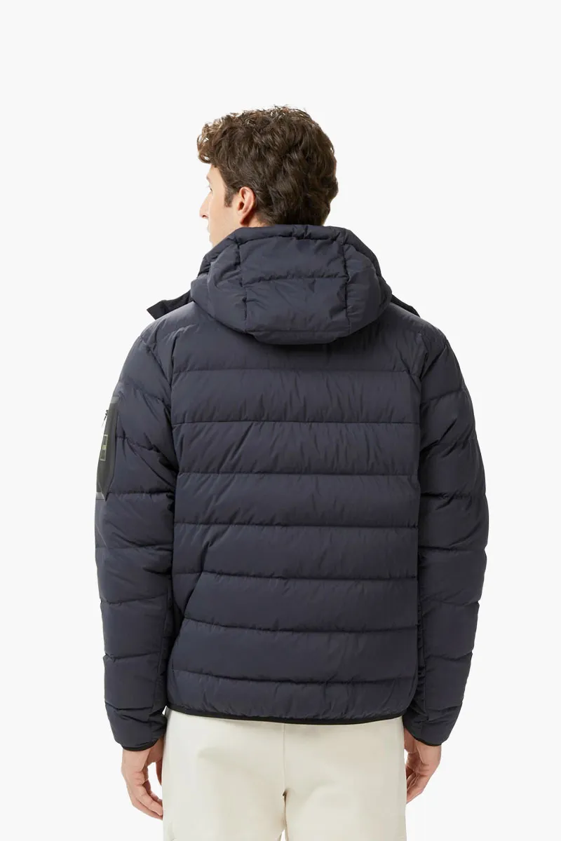 HUGO BOSS Men Boss Ow_Riplite JT HD Jacket in Dark Blue with Hoodie 1