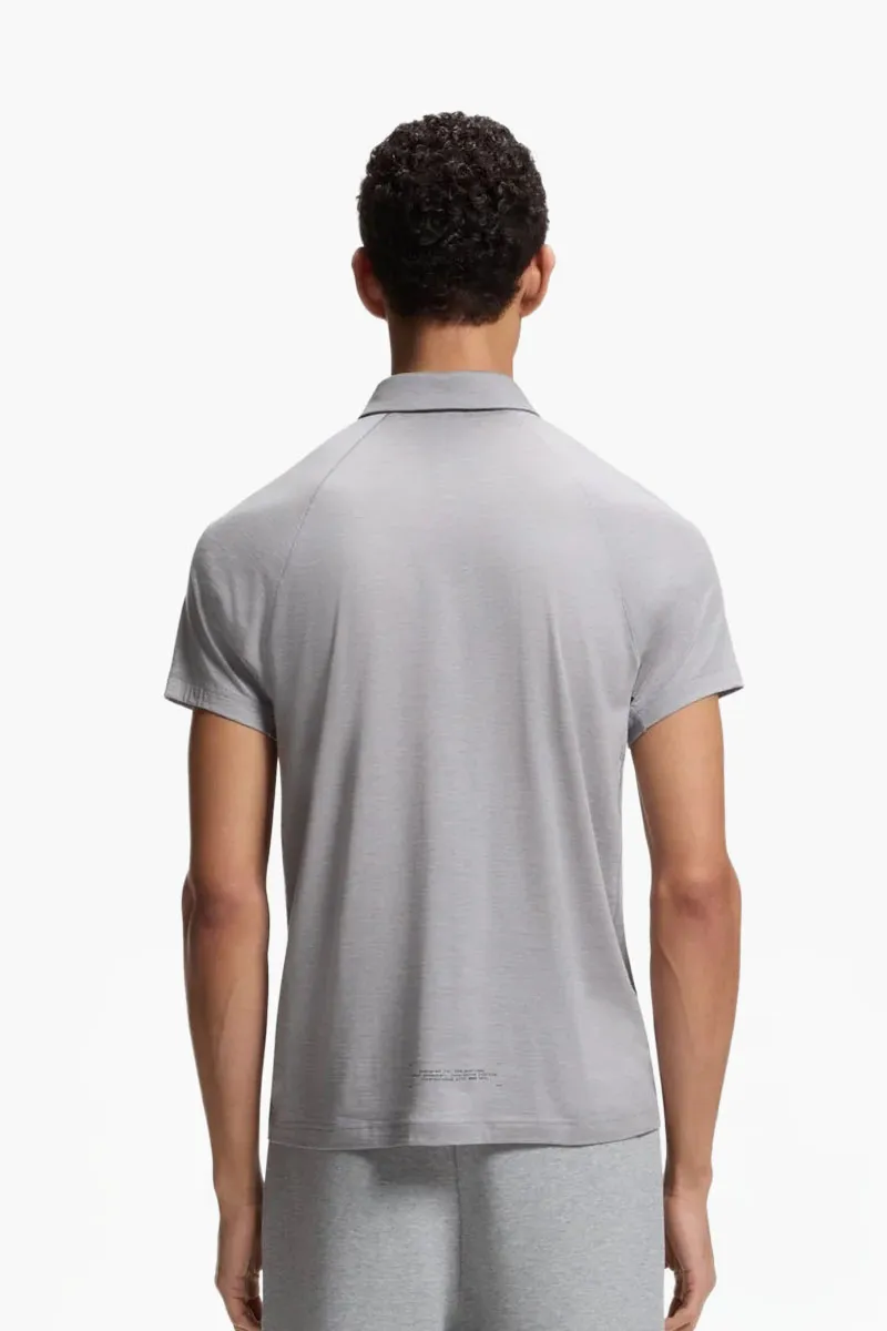 HUGO BOSS Men Tour Wool Slim Fit Polo Shirt in Light Beige Lyocell with Temperature-Regulating Performance 2