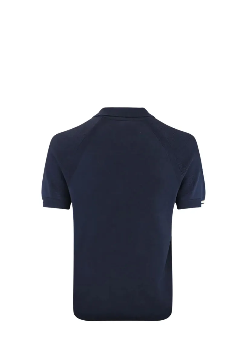 HUGO BOSS Men KN_GOC Perfom Regular Fit Polo Shirt in Dark Blue Cotton-Blend 1