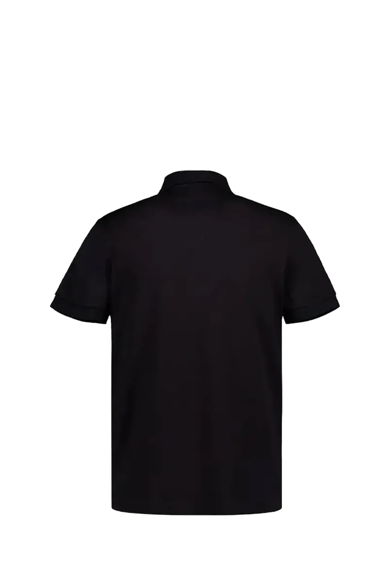 HUGO BOSS Men Pio 2 Regular Fit Polo Shirt in Black Cotton 1