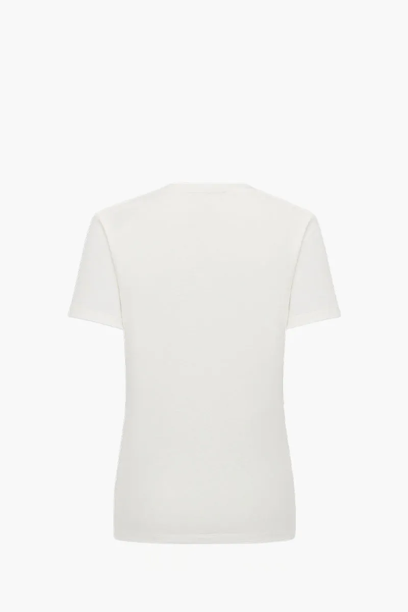 CHRISTIAN DIOR Miss Dior T-shirt in White/Bright Pink Cotton 1