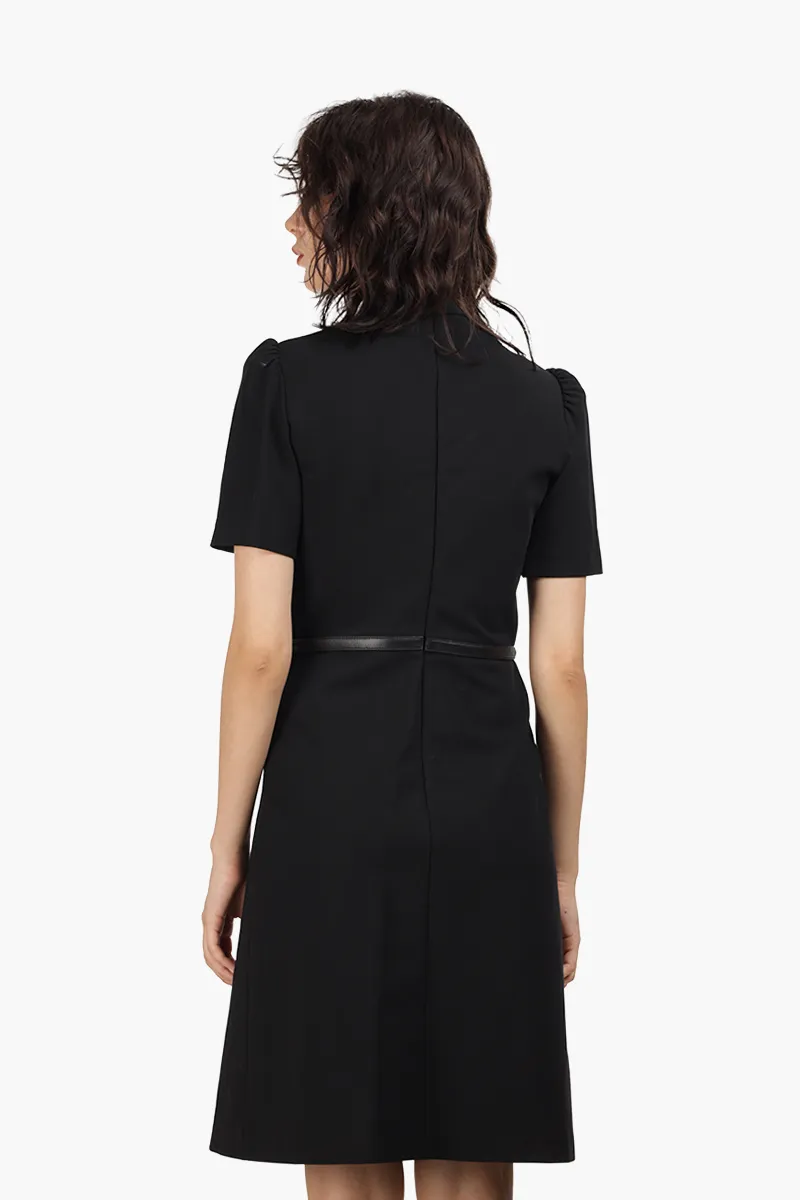 GUCCI Women Viscose Jersey Dress in Black with Horsebit 1