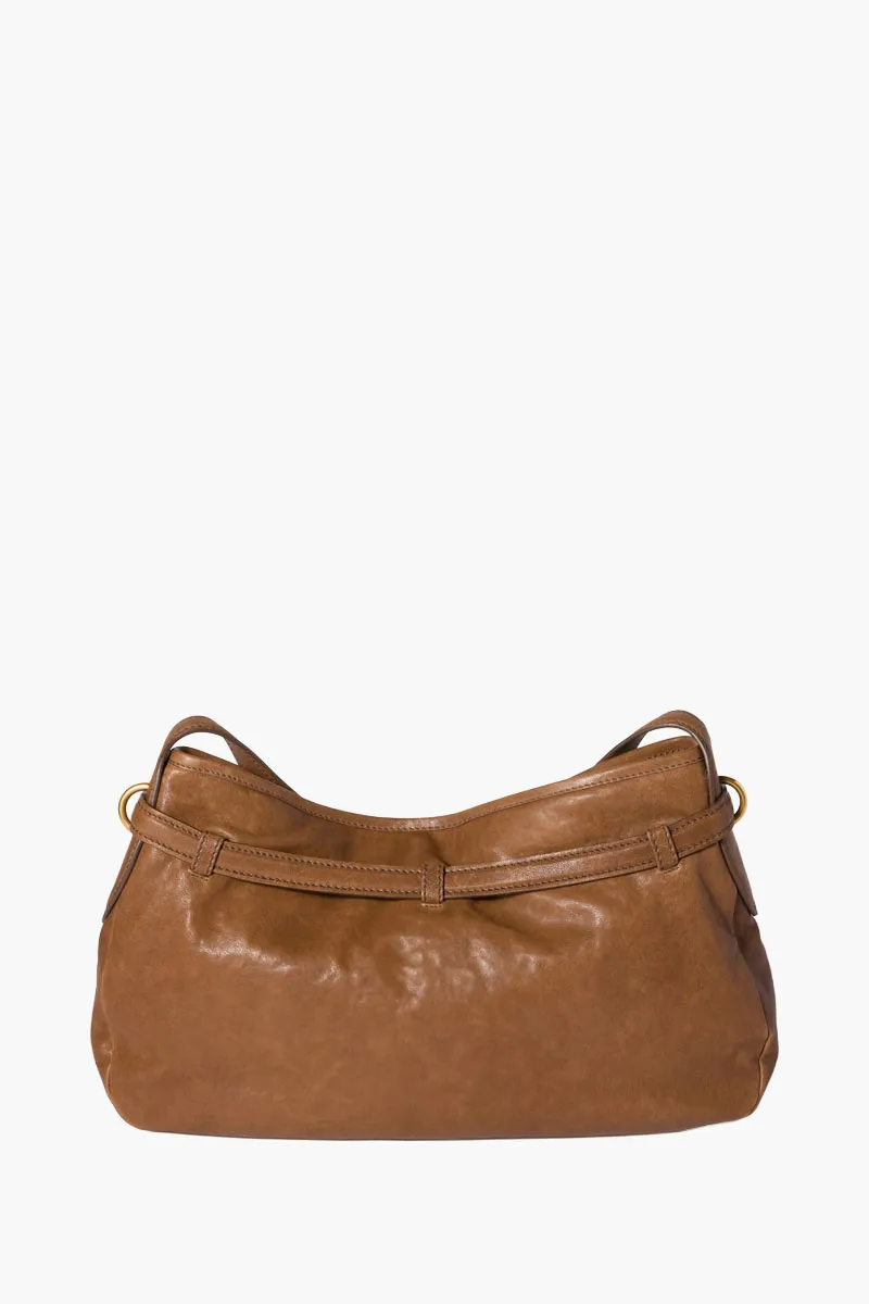 MIU MIU Medium Aventure Shoulder Bag in Oak Nappa Leather 2