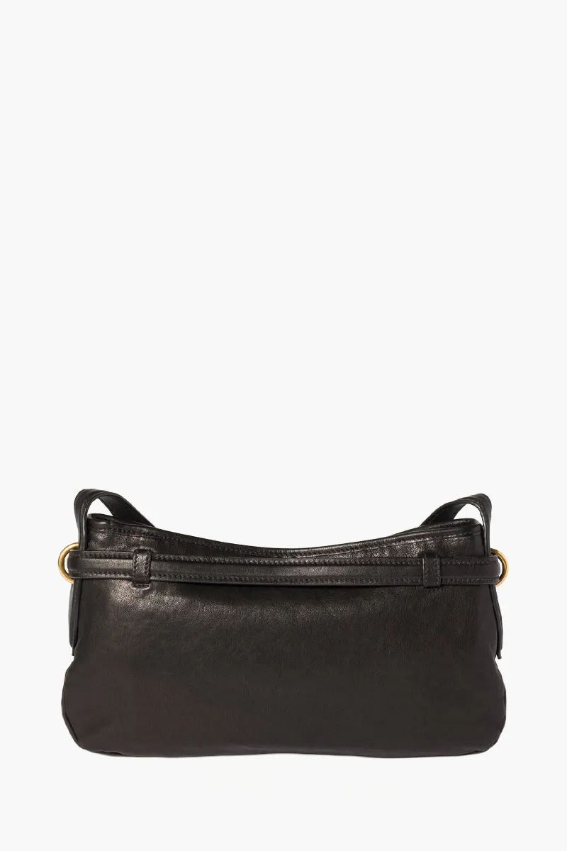 MIU MIU Regular Aventure Shoulder Bag in Black Nappa Leather 2