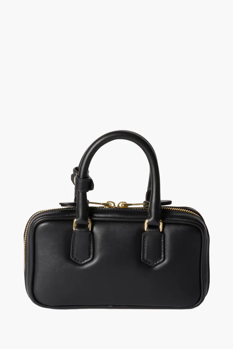 MIU MIU Arcadie Mini Top Handle Bag in Black Leather 2