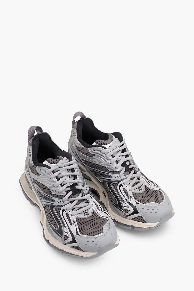 BALENCIAGA Women X-Pander Trainers in Grey/Black/White Mesh and Nylon 1