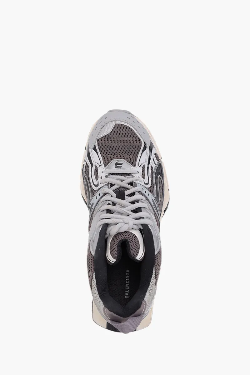 BALENCIAGA Women X-Pander Trainers in Grey/Black/White Mesh and Nylon 3