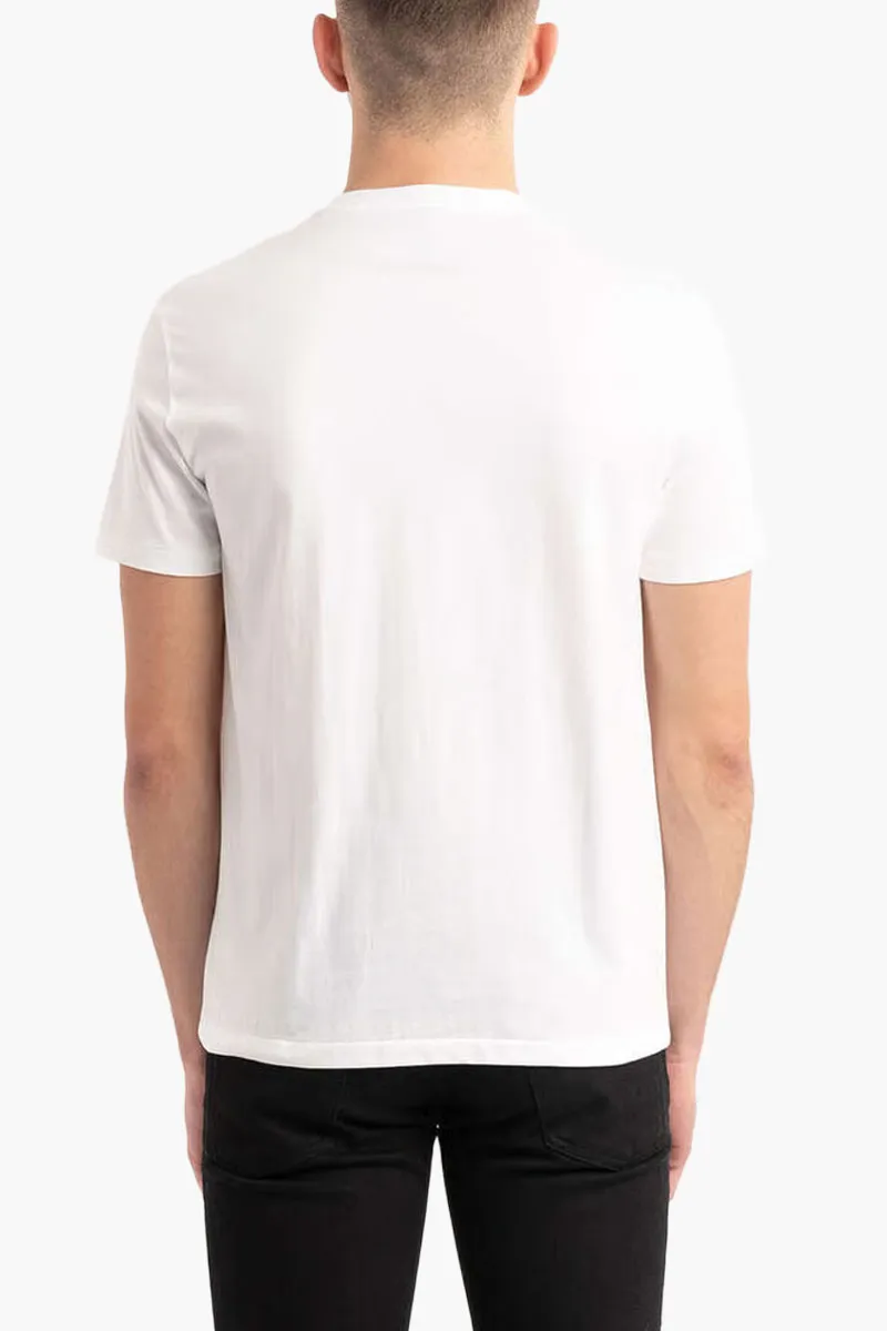 POLO RALPH LAUREN Men Logo Crewneck T-Shirt in White Jersey Cotton 2