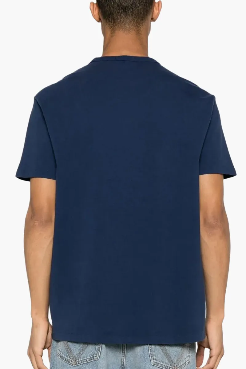 POLO RALPH LAUREN Men Logo Classic Fit T-Shirt in Cobalt Blue Cotton 2