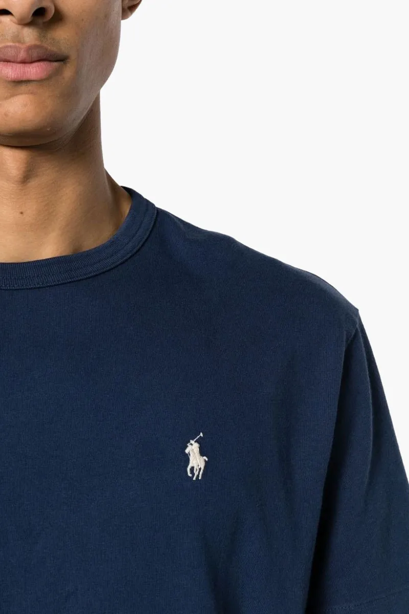 POLO RALPH LAUREN Men Logo Classic Fit T-Shirt in Cobalt Blue Cotton 3