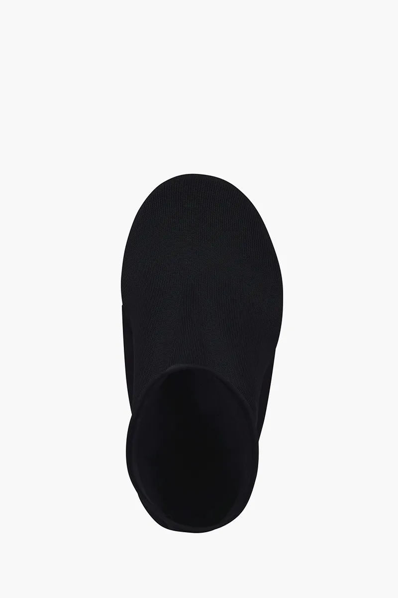 BALENCIAGA Women Stage Bootie 110mm in Black Knit 4