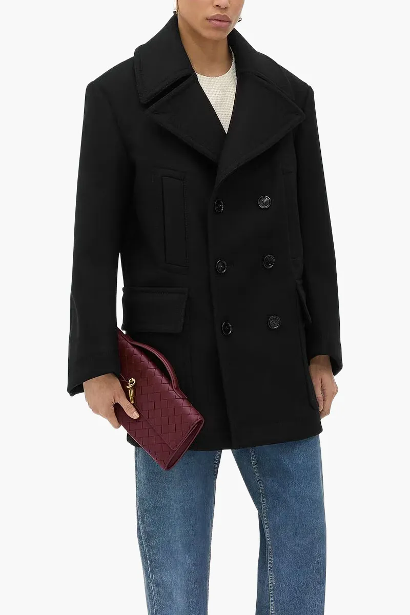 BOTTEGA VENETA Andiamo Intrecciato Long Clutch in Barolo with Handle 3