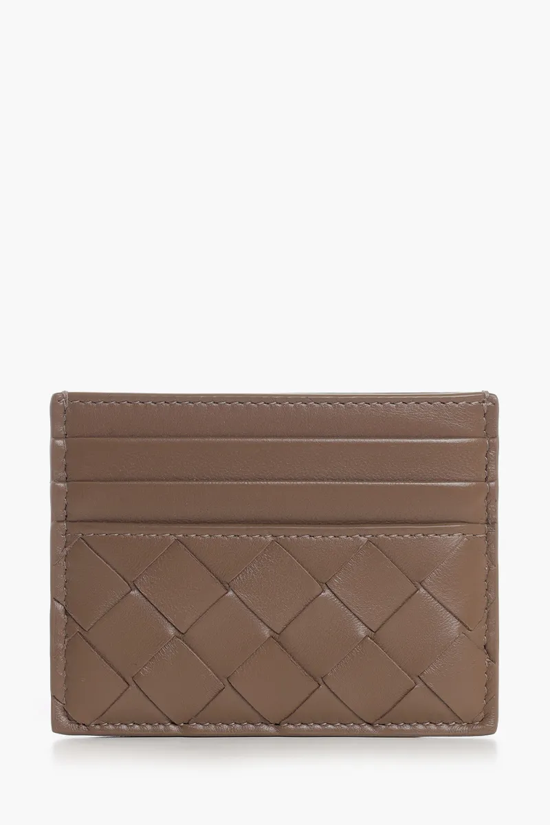 BOTTEGA VENETA Intrecciato Credit Card Case in Pinecone Nappa Leather 0