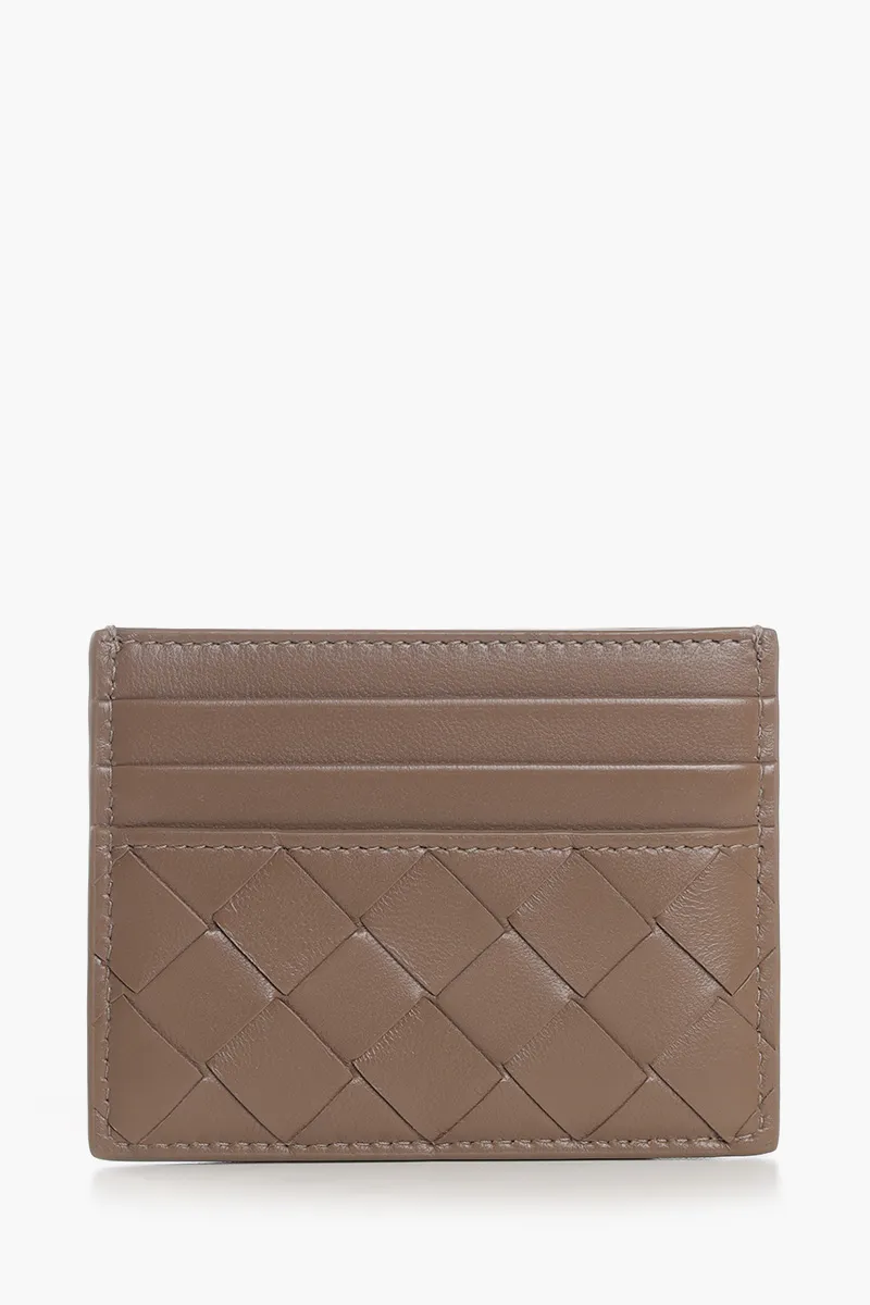 BOTTEGA VENETA Intrecciato Credit Card Case in Pinecone Nappa Leather 2