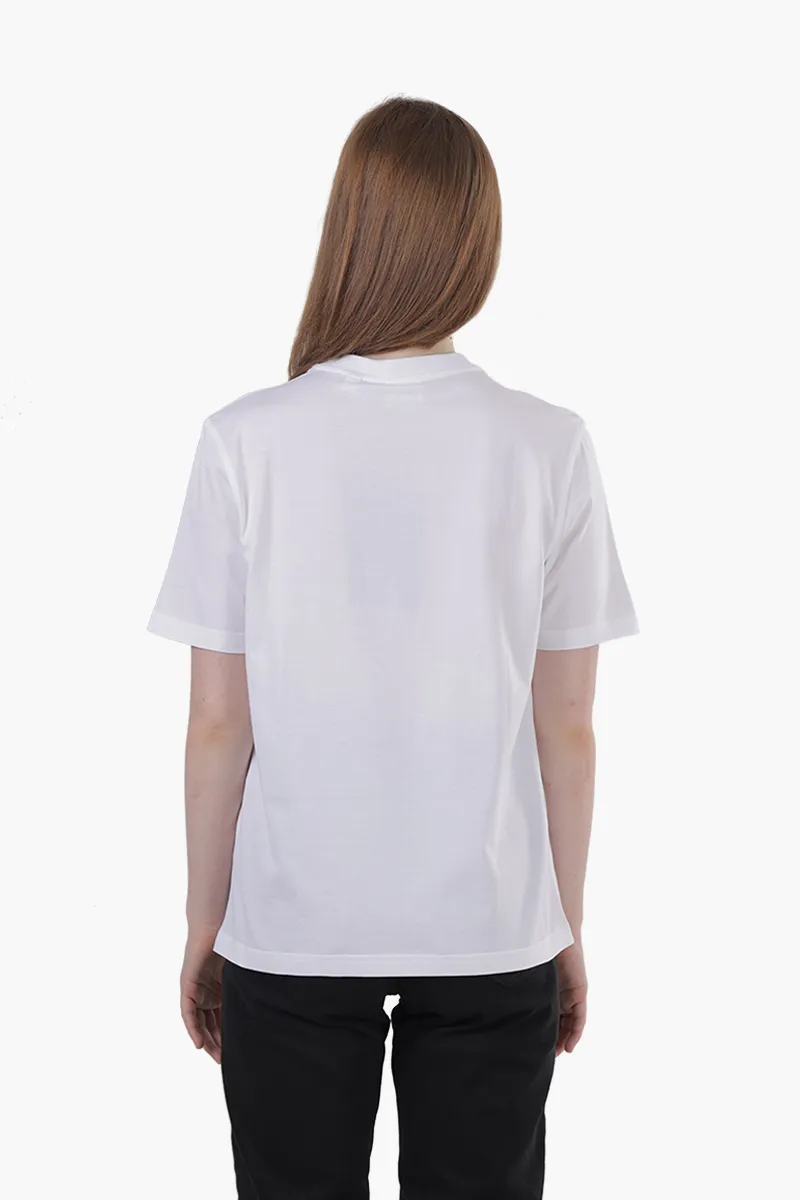 BURBERRY Women Coordinates Print T-Shirt in White 1
