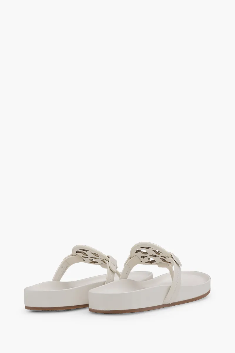 TORY BURCH Women Miller Cloud Sandals in Feather White 2
