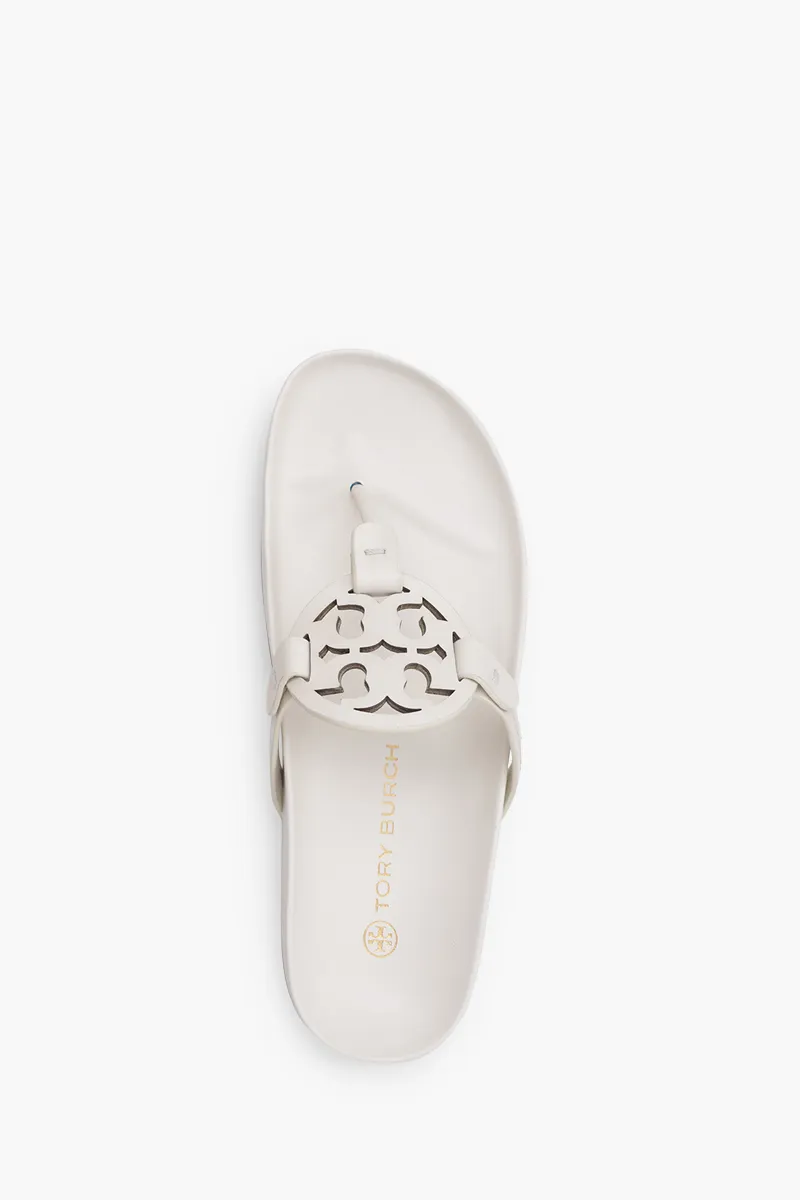 TORY BURCH Women Miller Cloud Sandals in Feather White 3