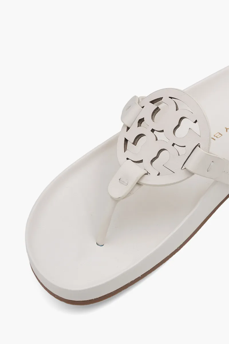 TORY BURCH Women Miller Cloud Sandals in Feather White 4