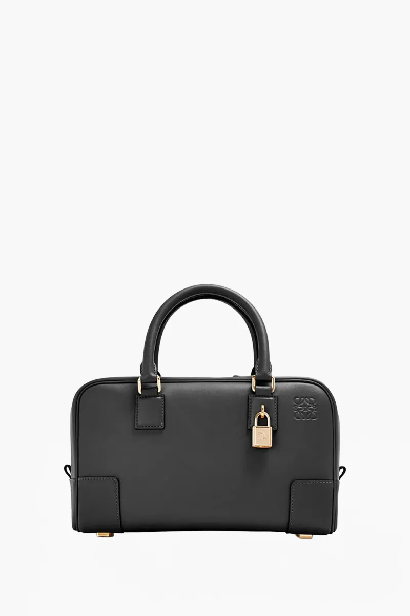 LOEWE Small Amazona 23 Handbag in Black Nappa Calfskin 0