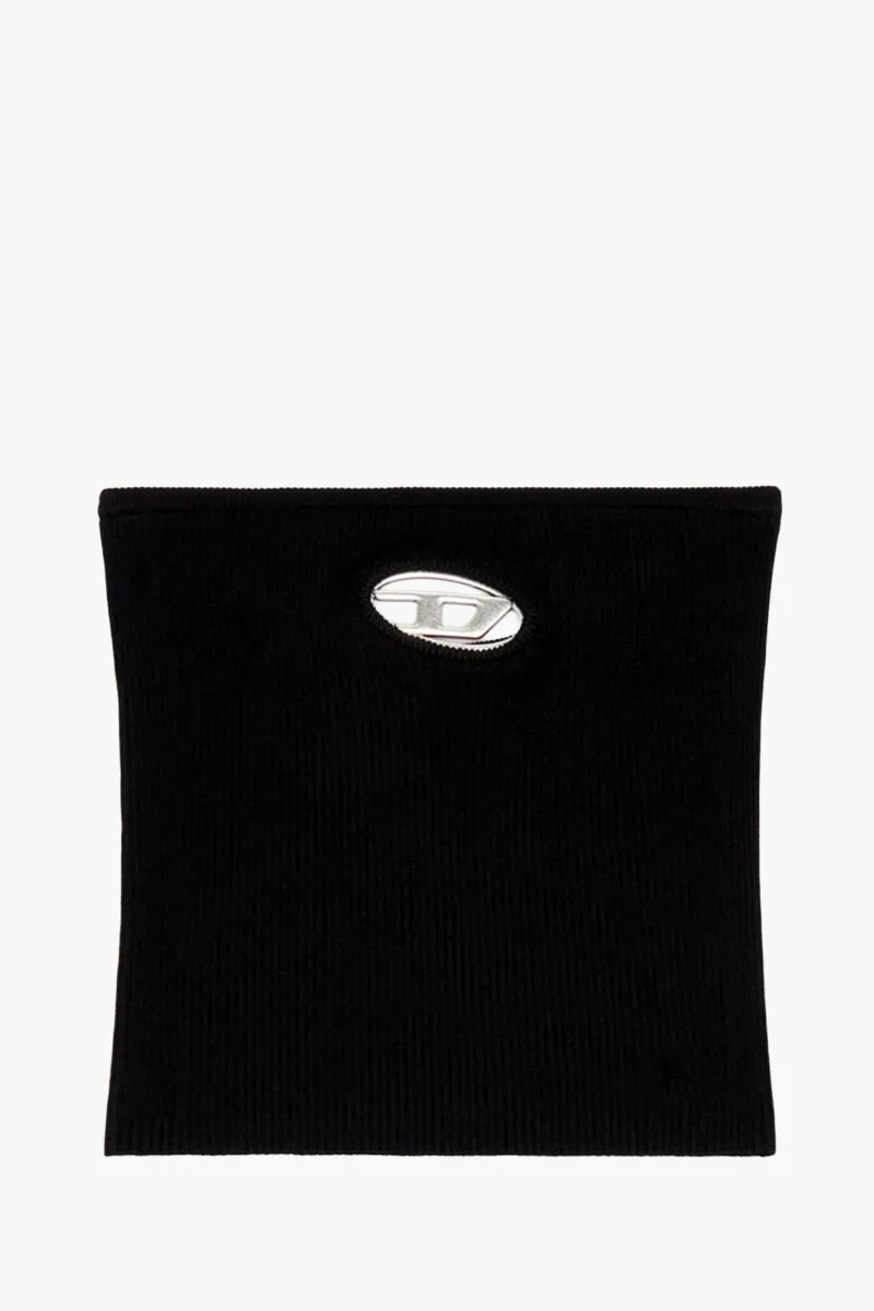 DIESEL M-Clarksvillex Tube Tops in Black with Metal Oval D Logo 0
