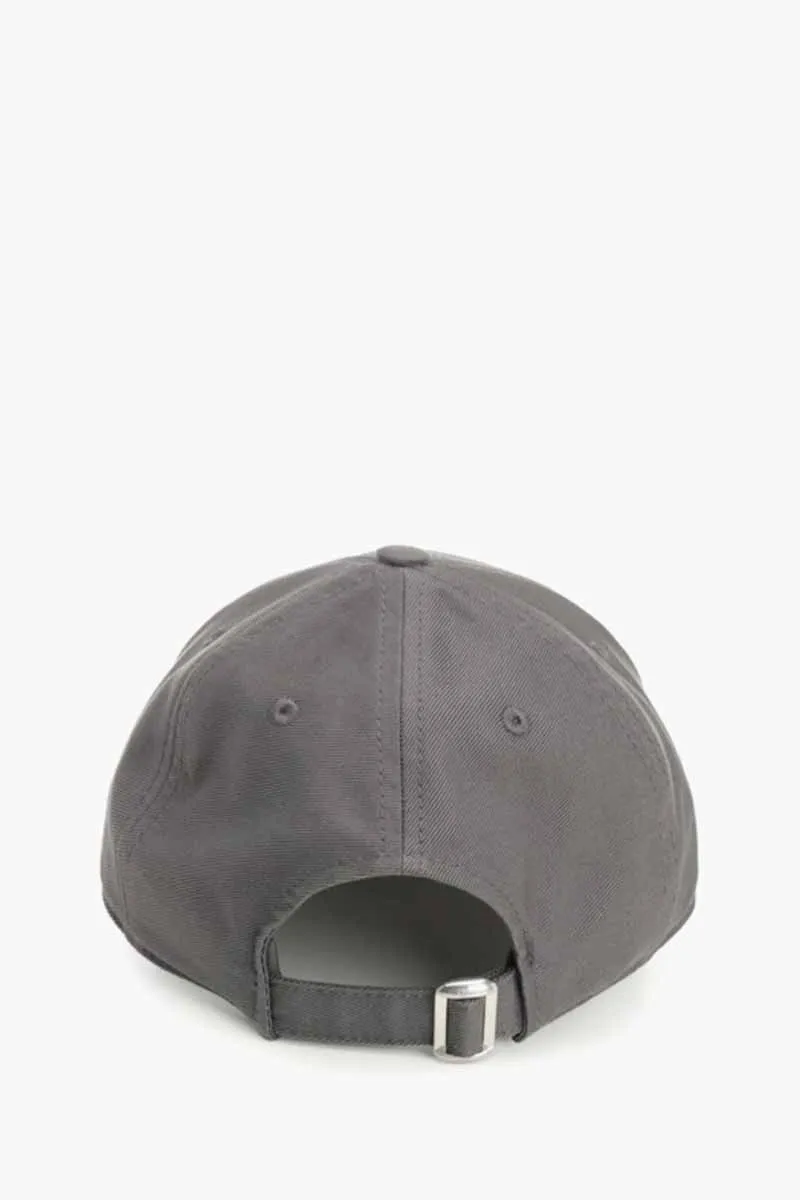 CELINE Triomphe Baseball Cap in Ardoise Washed Cotton Gabardine 1