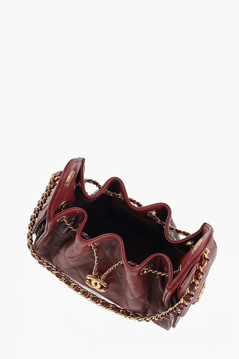 CHANEL Mini 25 C25 Handbag in Burgundy Caviar Leather GHW
 3