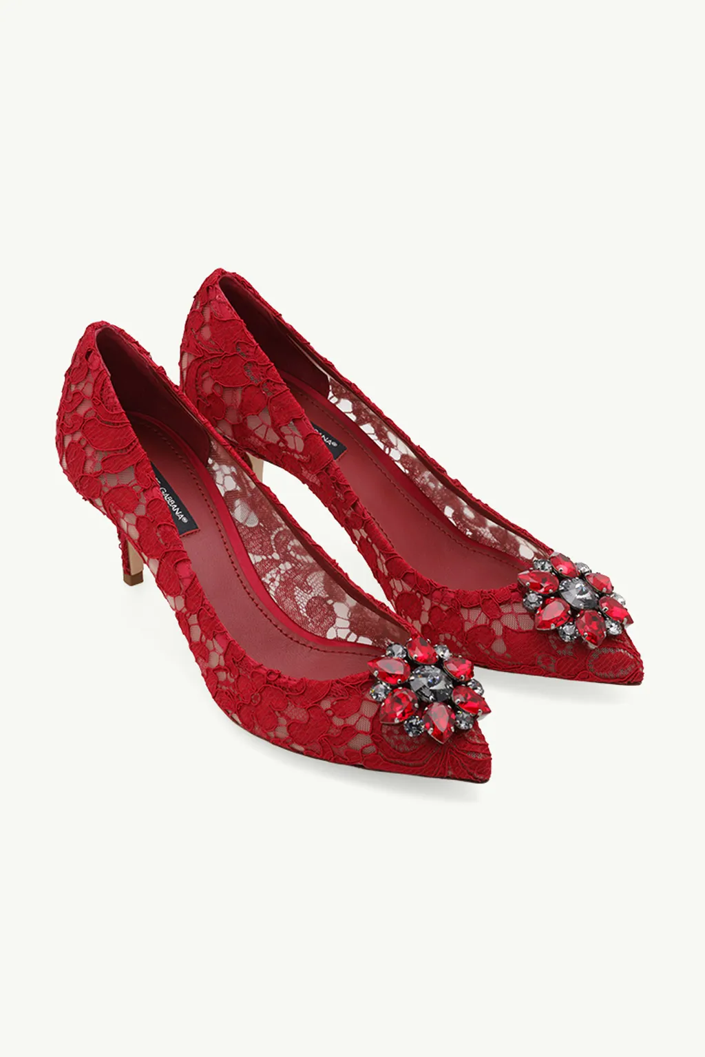 DOLCE & GABBANA Rainbow Belluci Kitten 60mm in Dark Red 1