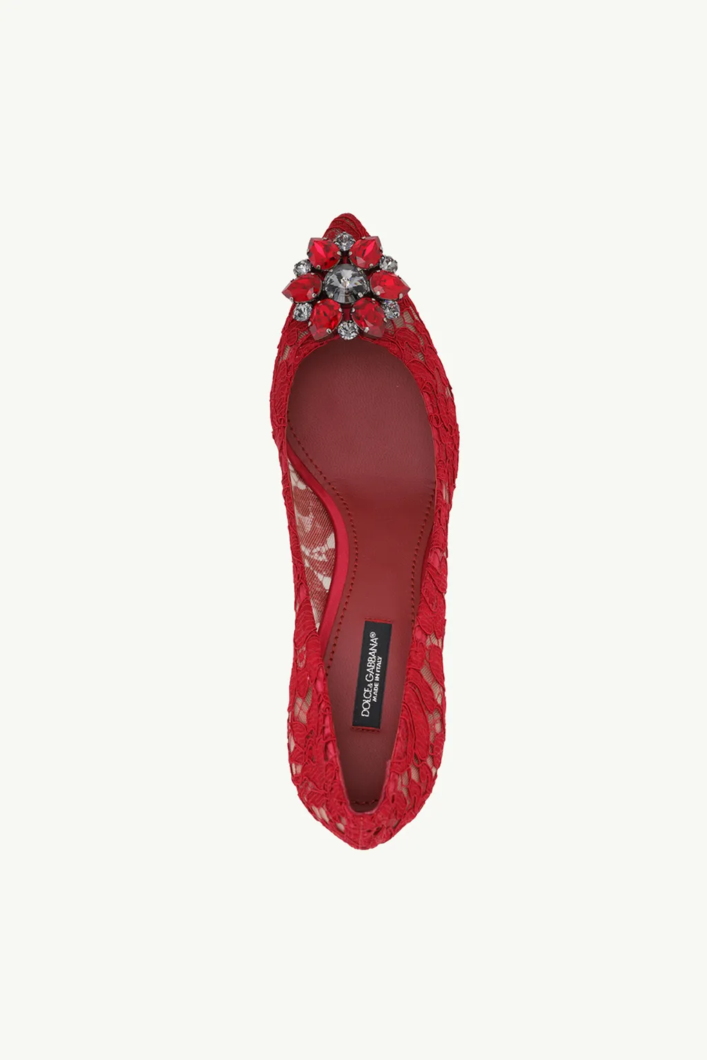 DOLCE & GABBANA Rainbow Belluci Kitten 60mm in Dark Red 3