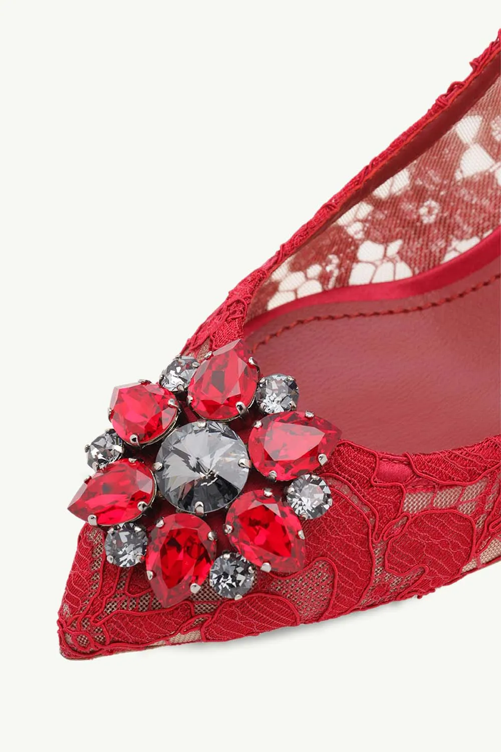 DOLCE & GABBANA Rainbow Belluci Kitten 60mm in Dark Red 4