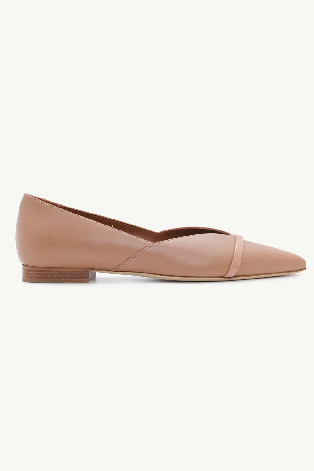 MALONE SOULIERS Colette Flat in Nude 0