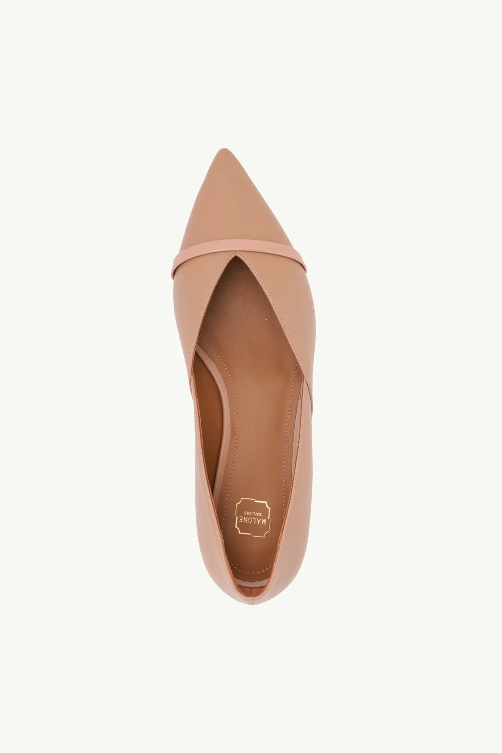 MALONE SOULIERS Colette Flat in Nude 3