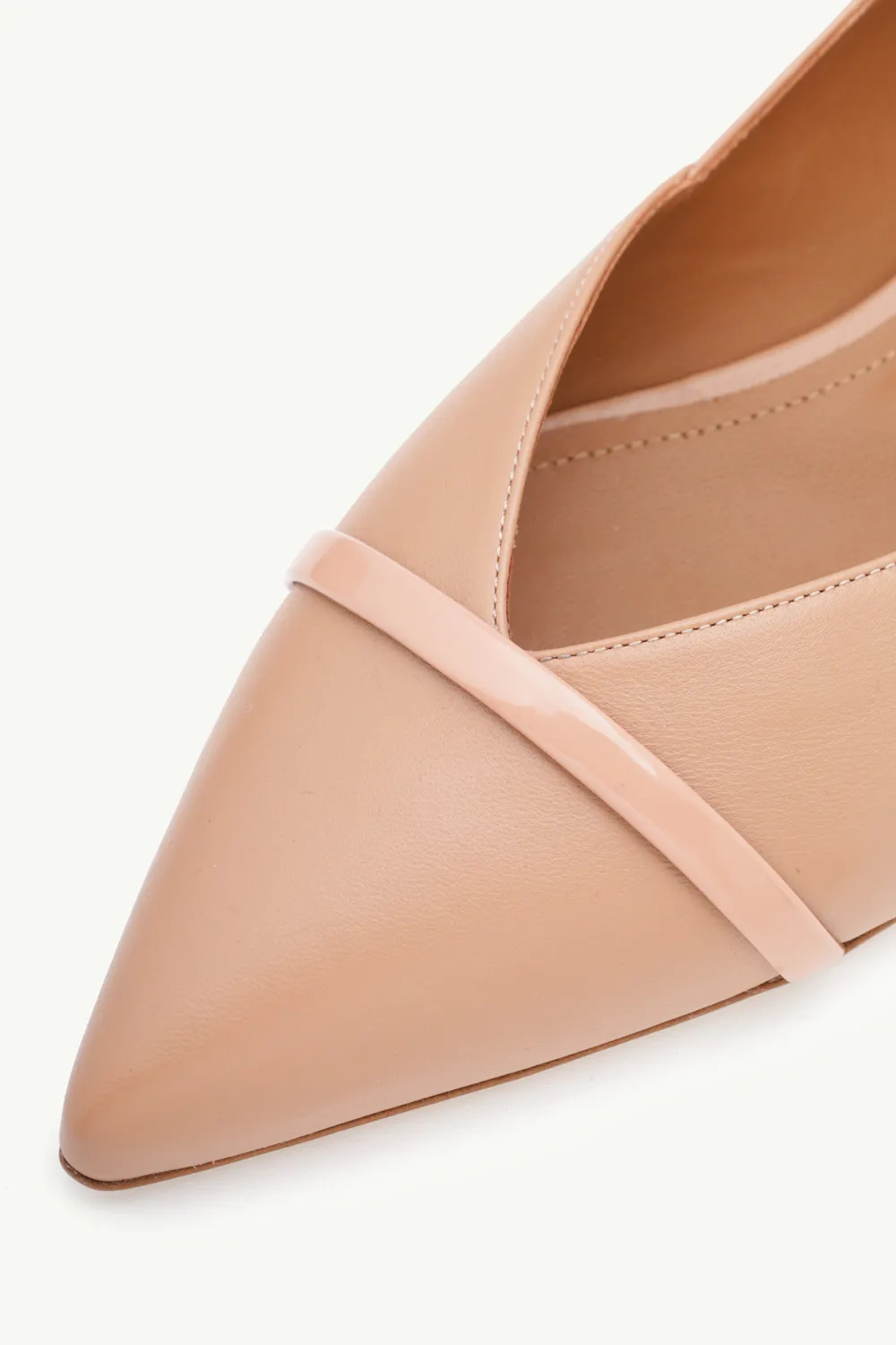 MALONE SOULIERS Colette Flat in Nude 4