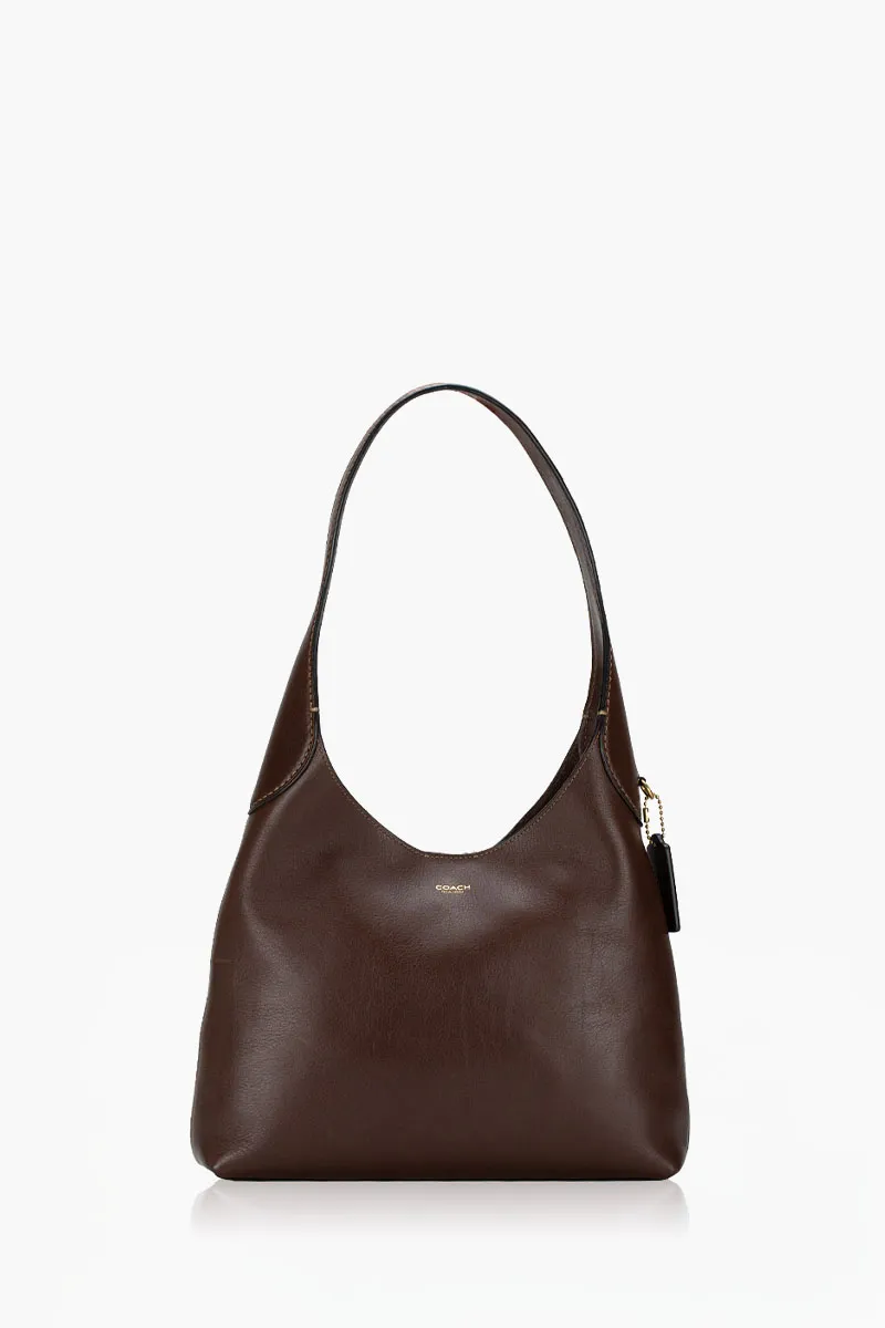 COACH Brooklyn Shoulder Bag 28 in Maple Natural Grain Leather 0