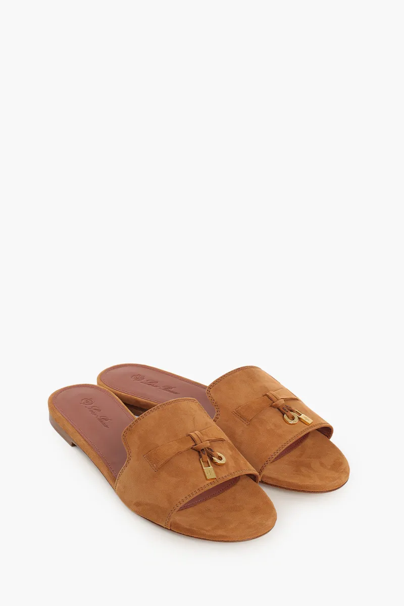 LORO PIANA Summer Charm Sandals in Wot Suede Goatskin 2