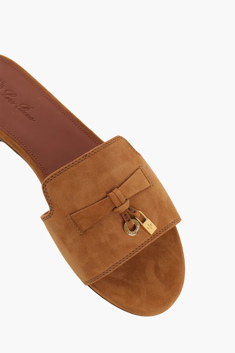 LORO PIANA Summer Charm Sandals in Wot Suede Goatskin 3