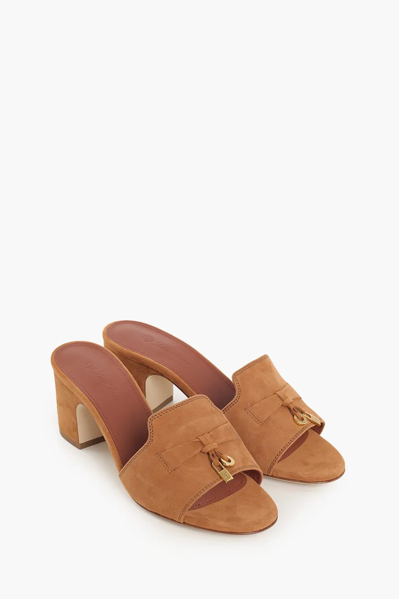 LORO PIANA Summer Charm Sandals 5.5cm in Wot Suede Goatskin 2