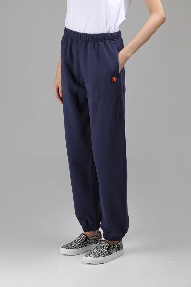 KENZO Women Kenzo Paris Loose Fit Jogging Bottoms in Midnight Blue 2