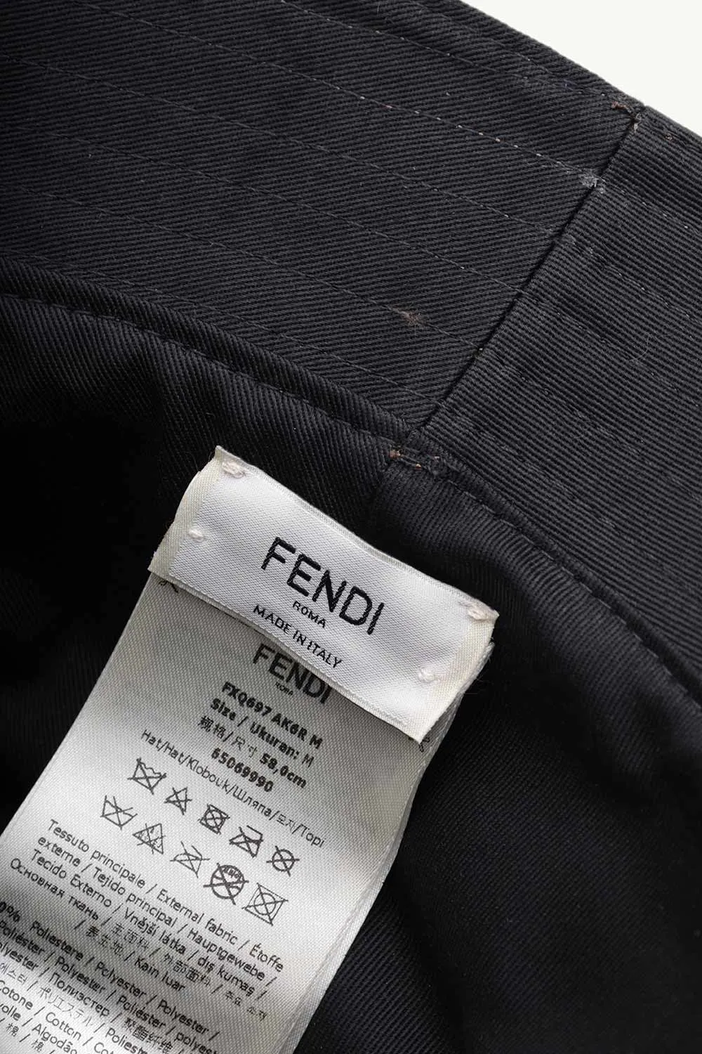FENDI Women FF Logo All Over Bucket Hat in Brown 4