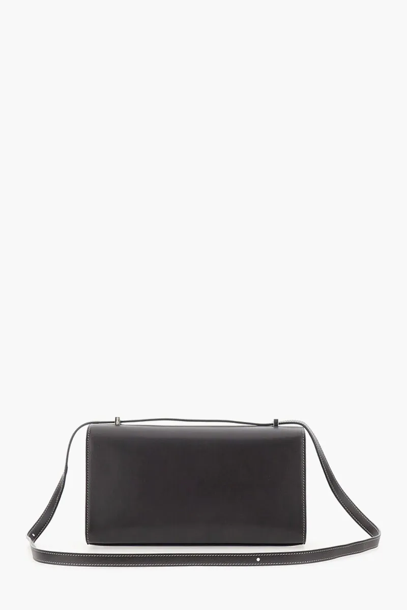 SAVETTE Symmetry 26 Shoulder Bag in Brown Smooth Leather 1