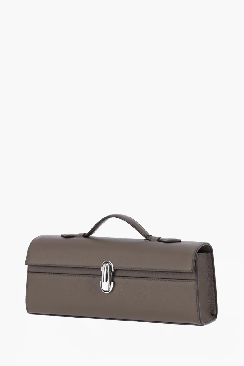 SAVETTE Slim Symmetry Handbag in Mink Calf Leather 1