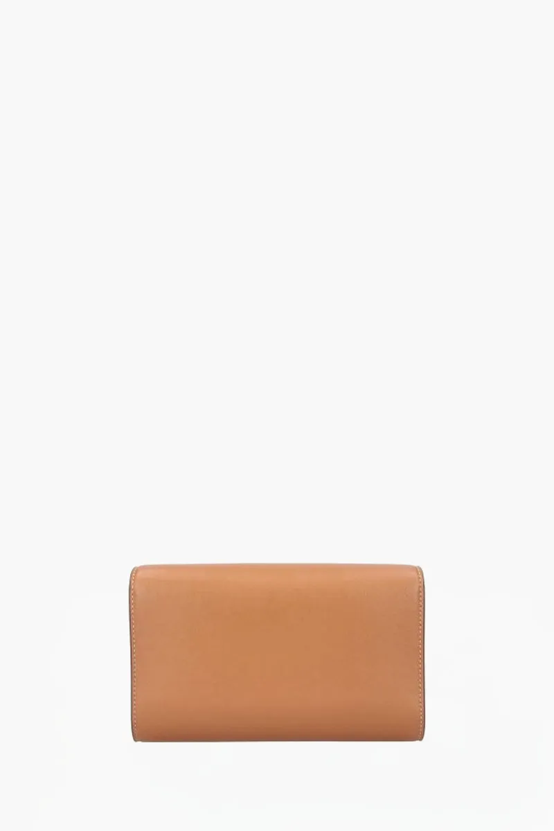 SAVETTE Mini Symmetry Handbag in Saddle Smooth Calf Leather 2