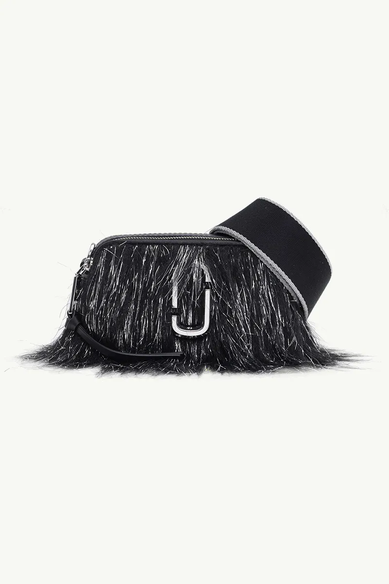 MARC JACOBS The Creature Snapshot Camera Bag in Black/Silver 0
