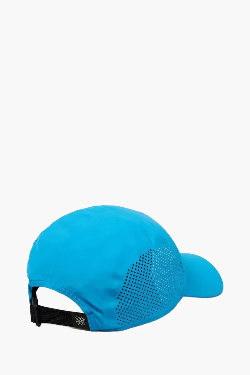 LOEWE X ON Logo Printed Baseball Cap in Blue Recycled Polyester