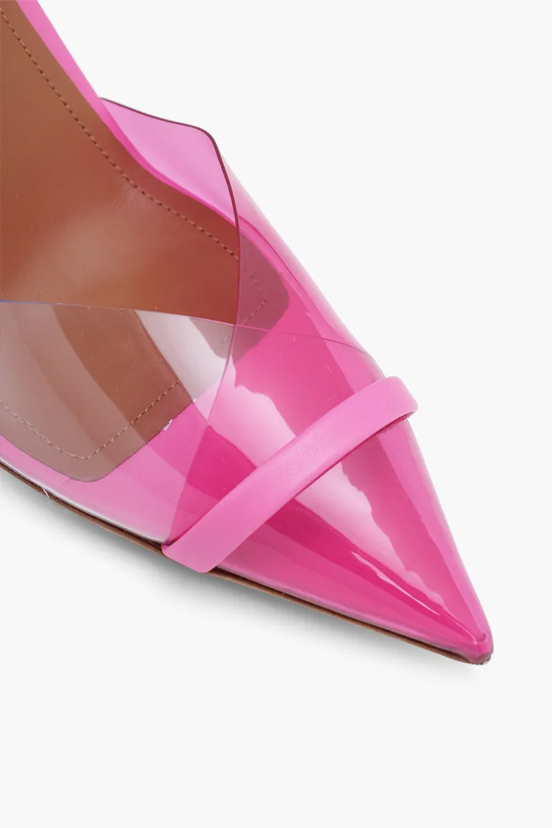 MALONE SOULIERS Iona Mules PVC 70mm in Fuchsia/Fuchsia 4