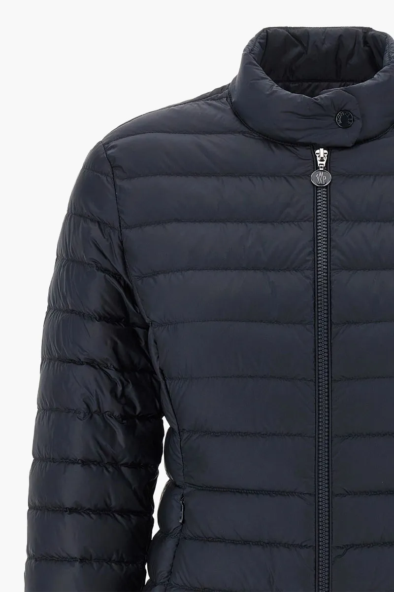 MONCLER Women Igelle Down Jacket in Blue Polyamide 3