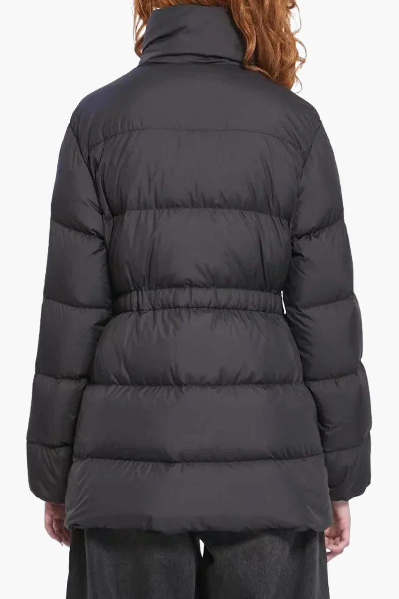 MONCLER Women Brossette Short Down Jacket in Black Nylon 2