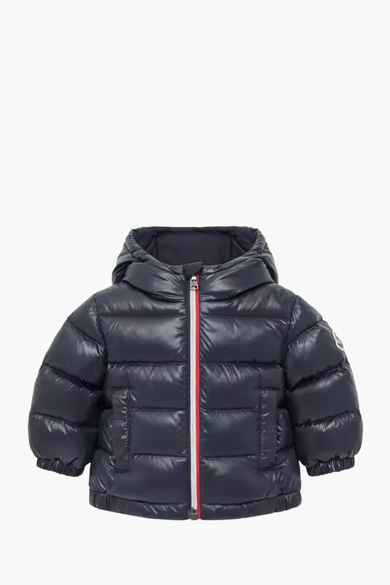 MONCLER Enfant Kid New Aubert Down Jacket in Navy Blue  0