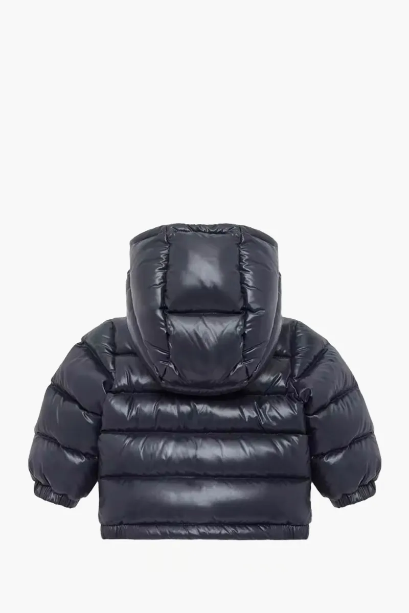 MONCLER Enfant Kid New Aubert Down Jacket in Navy Blue  1