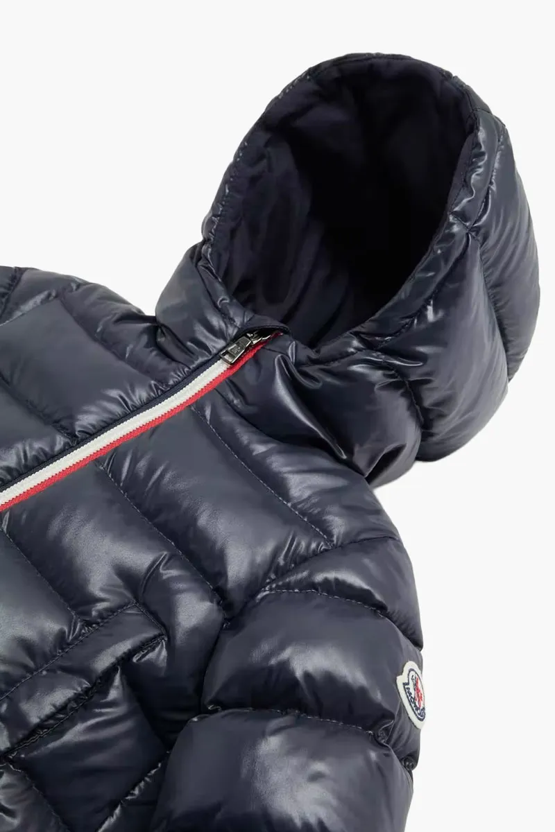 MONCLER Enfant Kid New Aubert Down Jacket in Navy Blue  2
